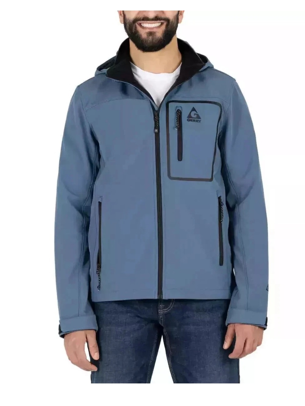 Gerry Men’s Softshell Jacket Wind & Water Resistant |  NEW WITHOUT TAGS XXL